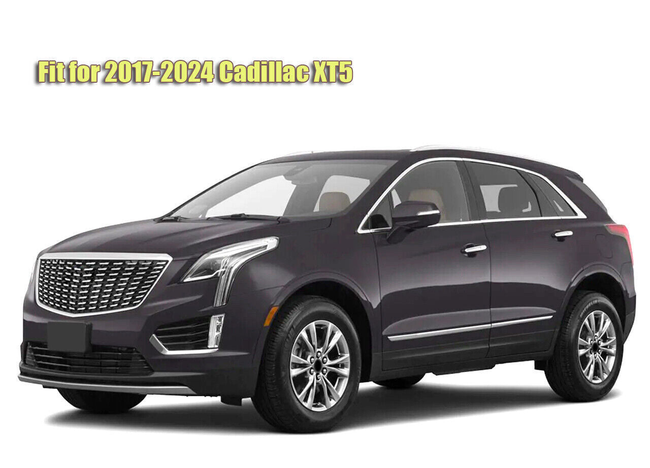 6X Sun Rain Guard Window Visor Vent Shade Wind Deflector for 17-24 for Cadillac XT5