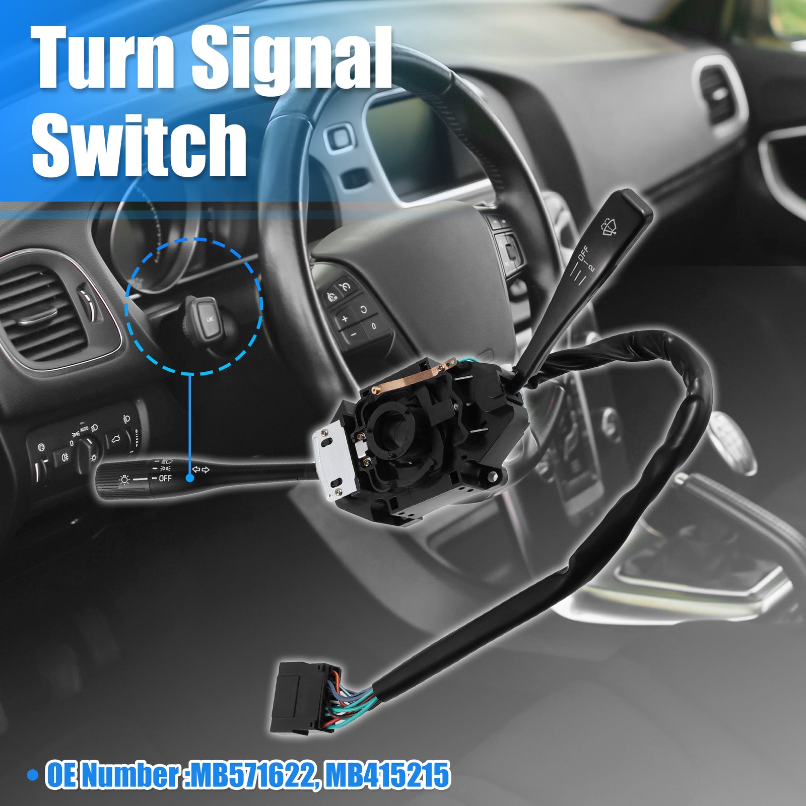 1-piece set of automotive turn signal wiper switches suitable for Mitsubishi Mighty Max (LHD) MB571622