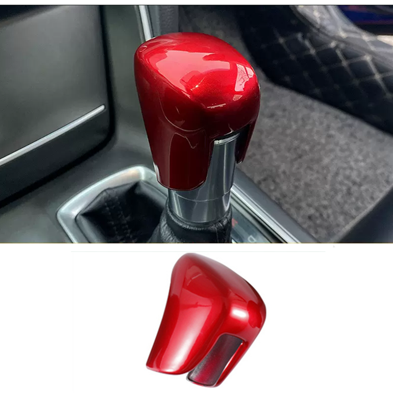 for Honda CR-V CRV 2023 2024 Red Interior Console Gear Shift Knob Decor Trim ABS