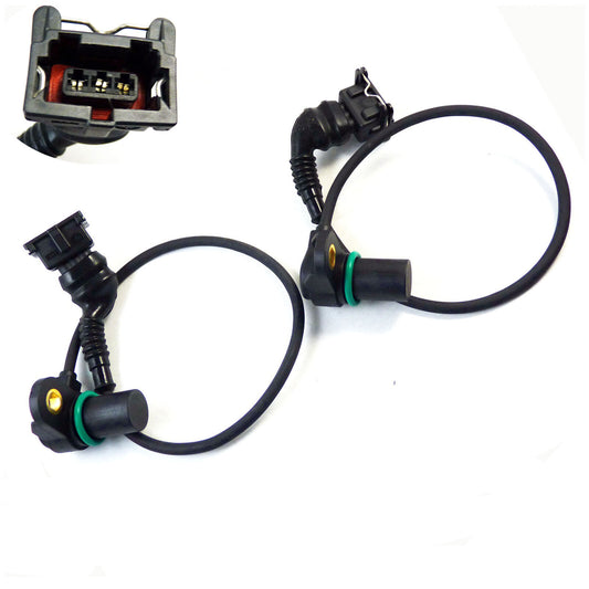 for BMW 540i X5 740i 740iL 2Pcs UPPER TIMING CASE Camshaft Position Sensor CPS