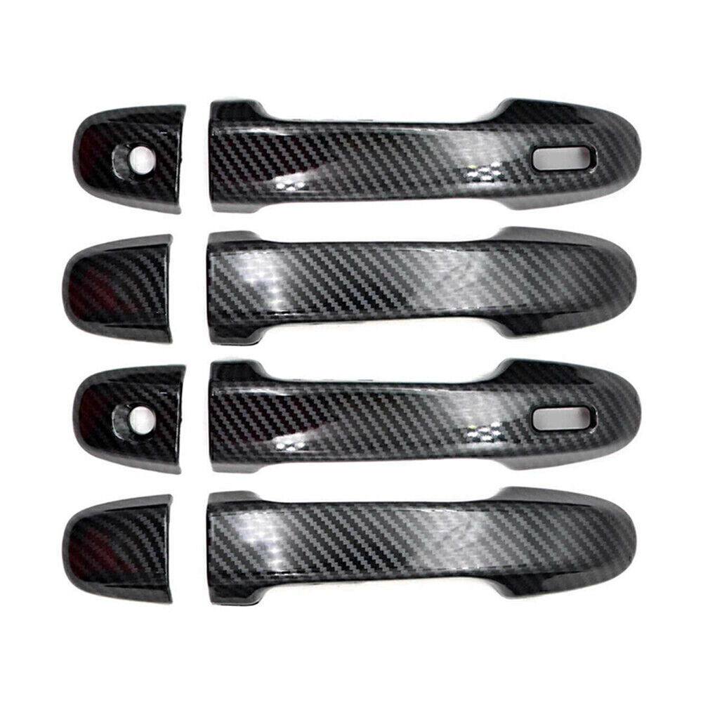 Exterior Door Handle Cover Trim Overlay Fit for Subaru Forester 2019 22 Carbon Fiber