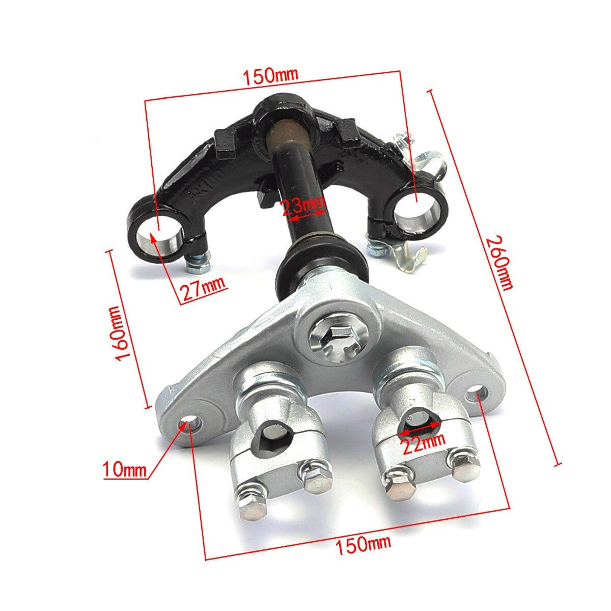 Front fork, three-tree brakes, CRF50, XR50 Dirt Pit, bicycle cooler 70cc, 110cc, 125cc