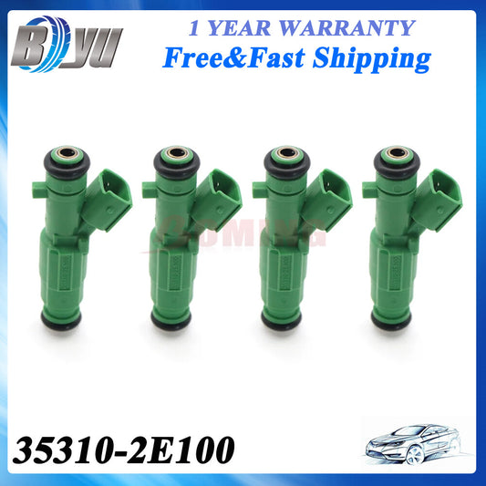 Set of 4pcs Fuel Injector 35310-2E100 For 2011-2014 for HYUNDAI for ELANTRA 1.8L L4 NEW