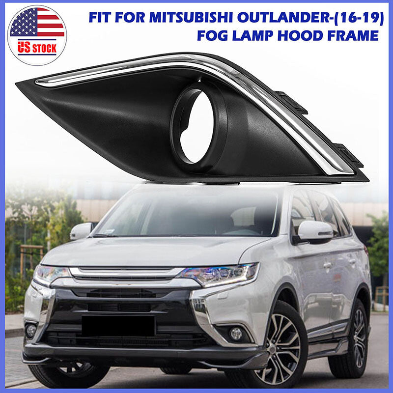 1 piece left front fog light cover cover for Mitsubishi Outlander 2016-2019 USA