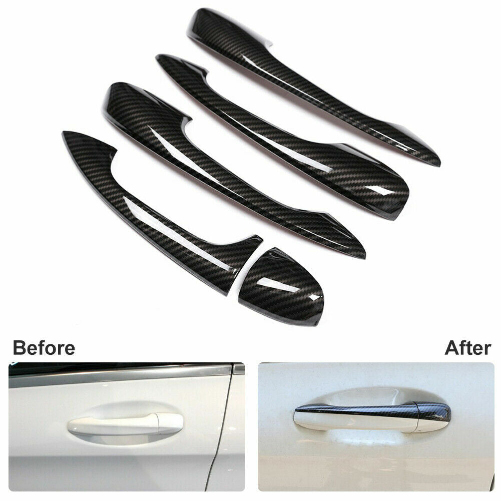 Carbon fiber handle cup cover trim suitable for Mercedes-Benz C-Class GLC W205