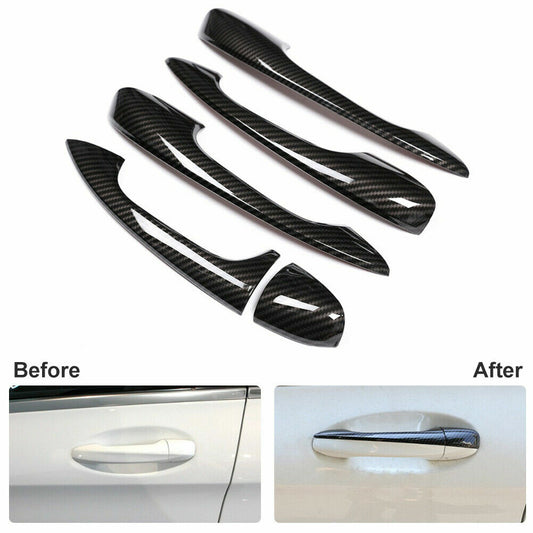 Carbon fiber handle cup cover trim suitable for Mercedes-Benz C-Class GLC W205