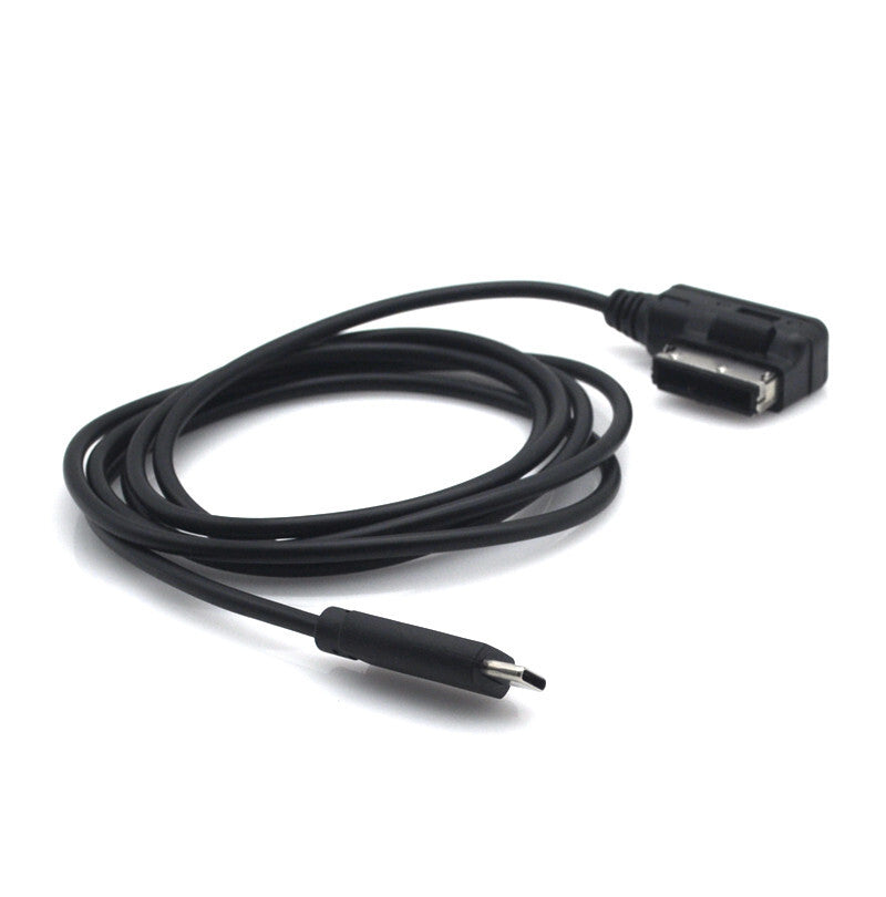 Mp3 aux charger typec usb data music cable for Mercedes Media-In MMI iphone15