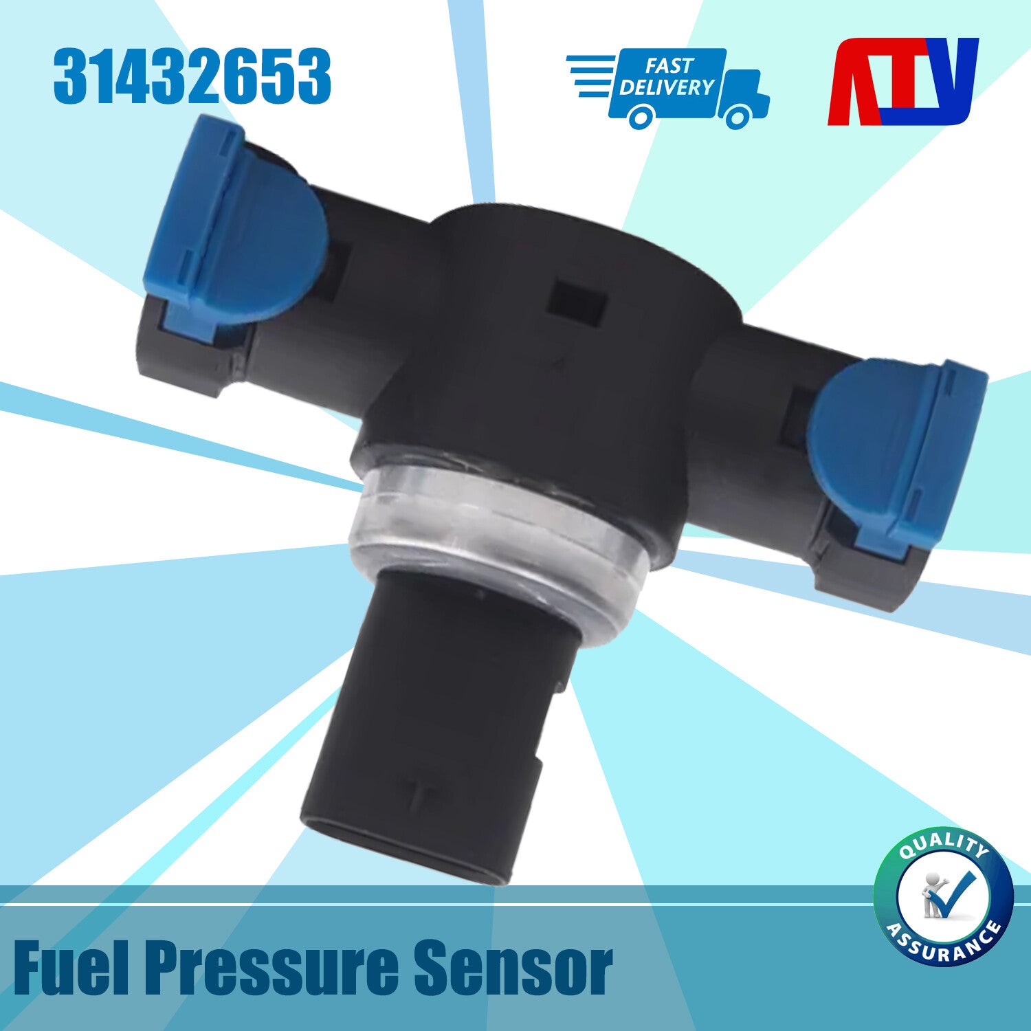 31432653 New Pressure Sensor for Volvo 14-19 S60 S80 V60 V90 XC40 XC60 XC70 XC90