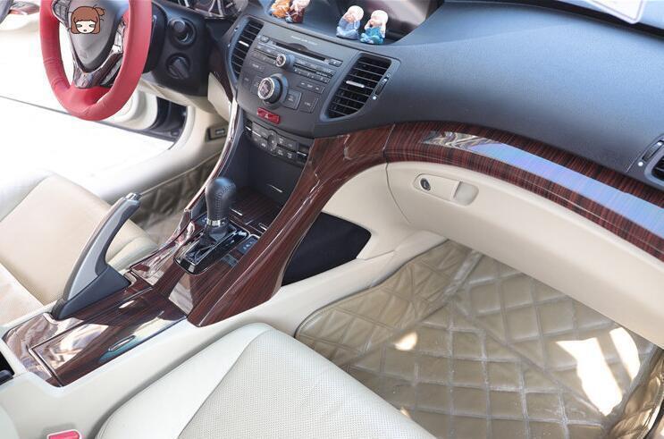 Peach Wood Grain Interior Full Set Decor Trim Panel Cover for Acura TSX 2009-14