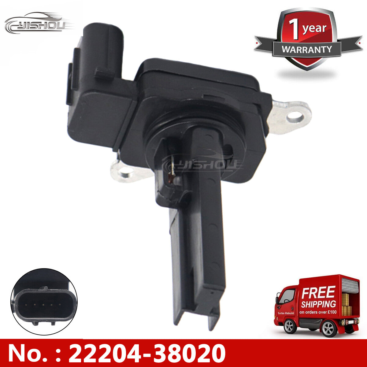 MAF mass air flow meter sensor suitable for Lexus LS460 2007-2016 4.6L-V8 222204-38010