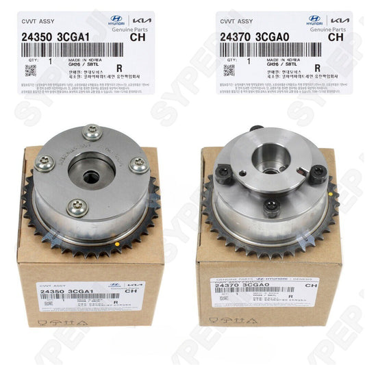 Intake and exhaust CVVT gear 2-piece set for 14-20 for Genesis for Hyundai for Kia V6 243503CGA1 (new)