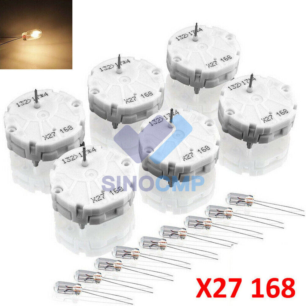 6x Stepper Motor Speedometer Gauge Repair Kit Fit for GM for Chevy vehicles 10xBulb