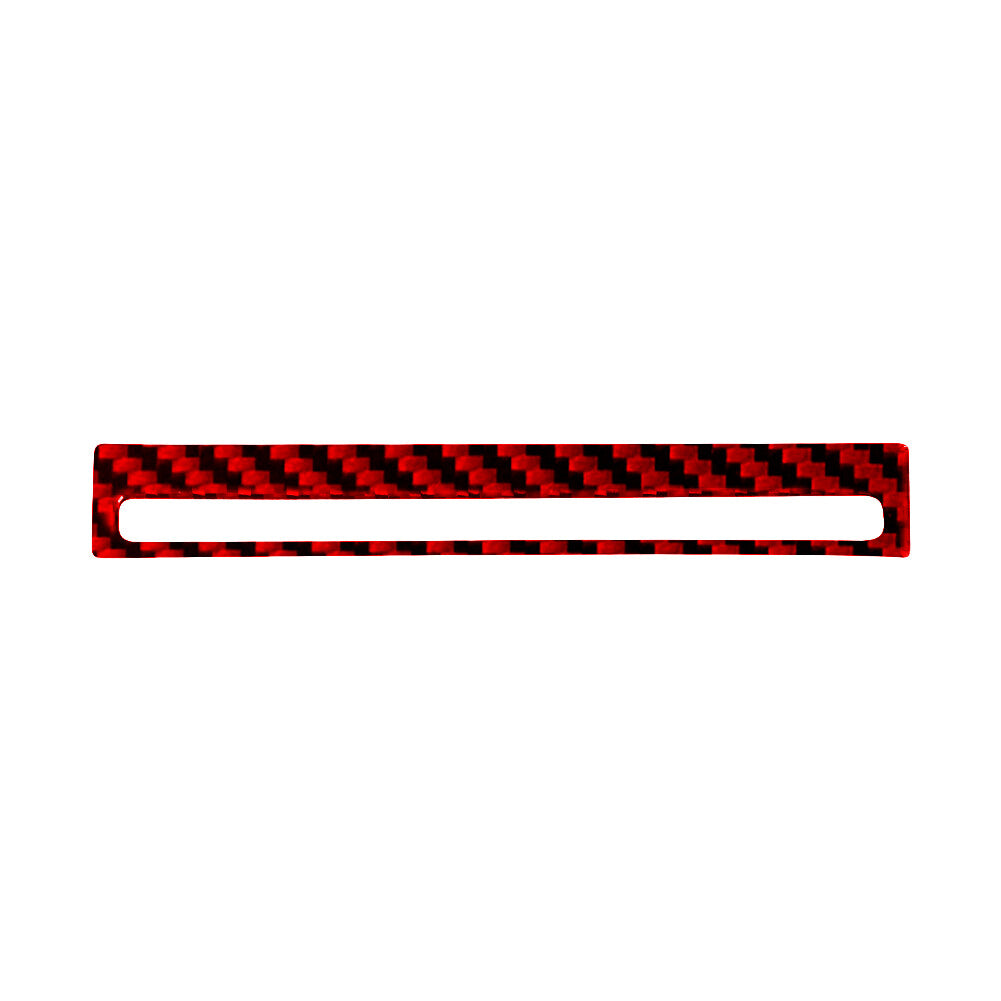 Red Carbon Fiber CD Player Outer Frame Cover Trim for Toyota Matrix 2009-2014
