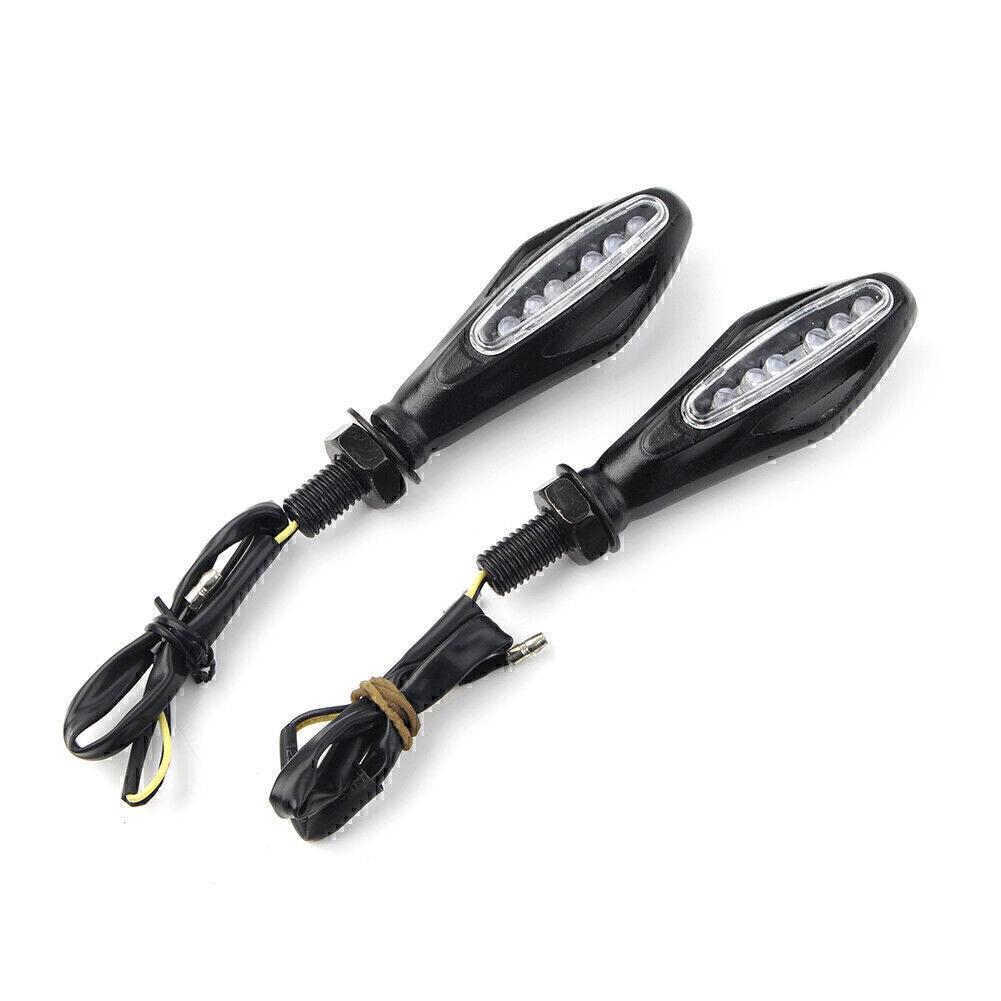 2x Universal 12V LED Turn Signal Light Amber Lamp Indicator Bulbs Motorcycle