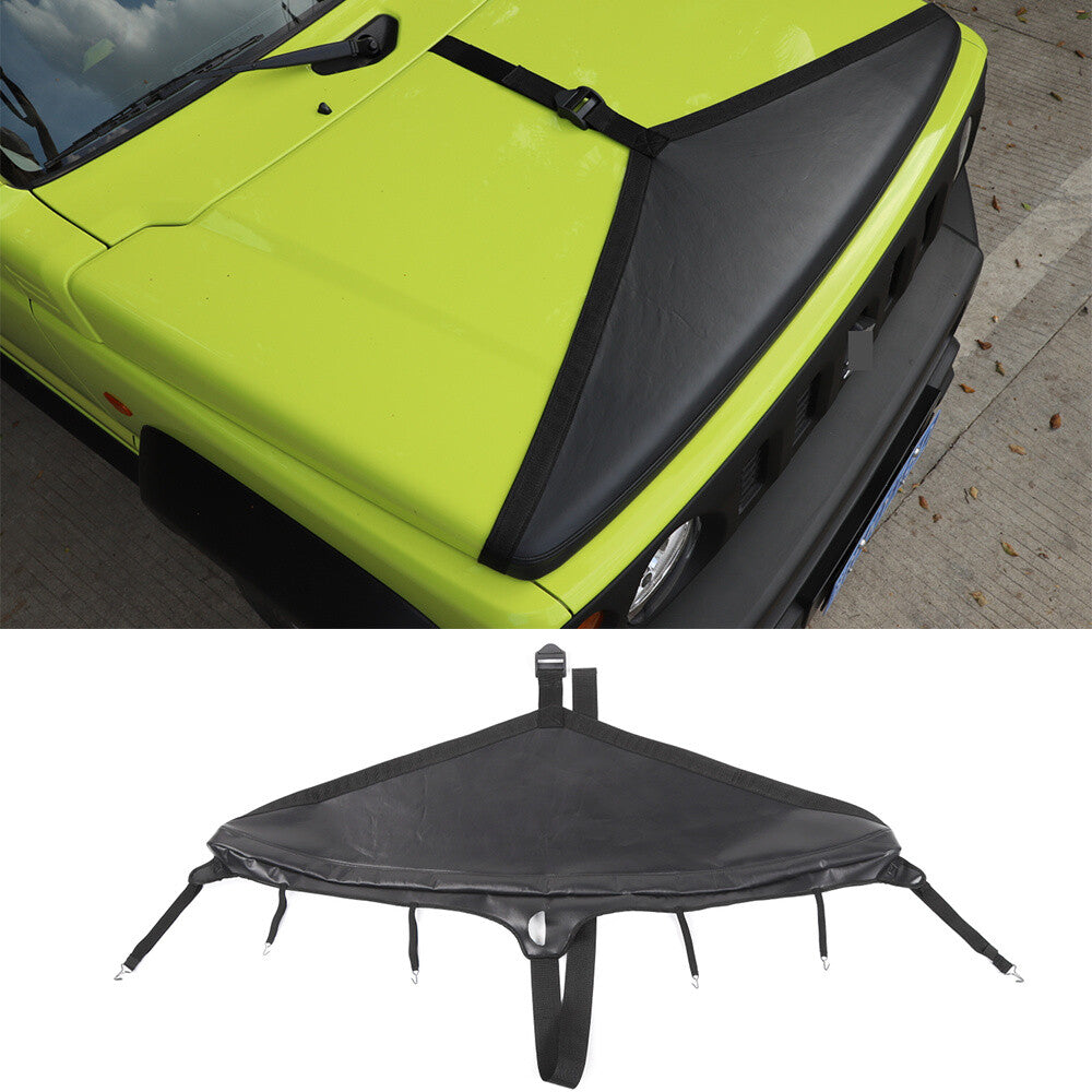 Black Front Engine Hood Covers Protective Trim for Suzuki for Jimny 2019+Accessories
