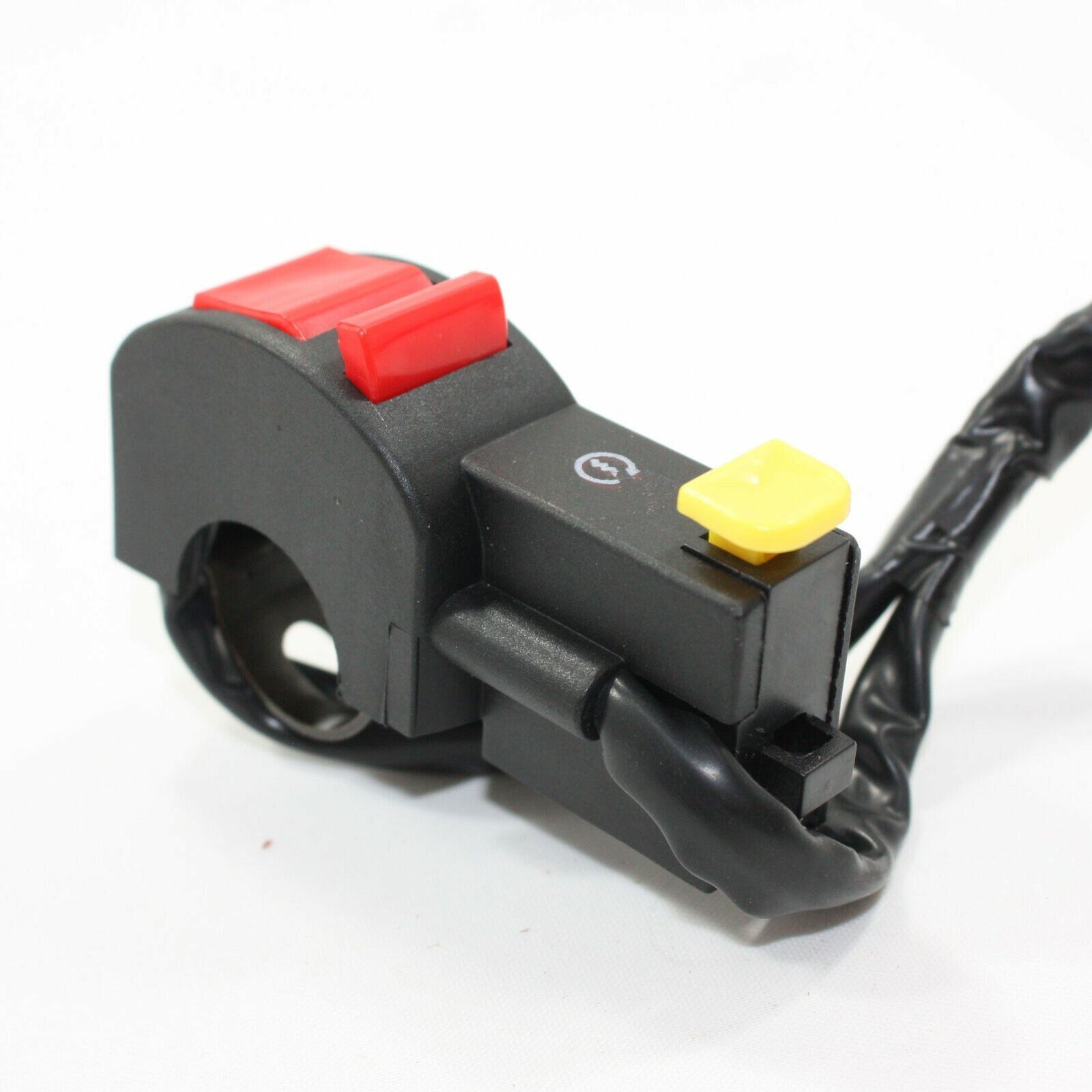 Motorcycle bike handlebar switch retrofit to start flameout horn button package