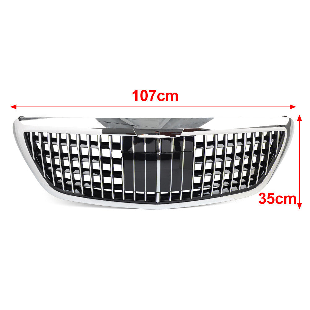 Front Bumper Radiator Hood Grille for Benz S-Class W222 2014-2020 15