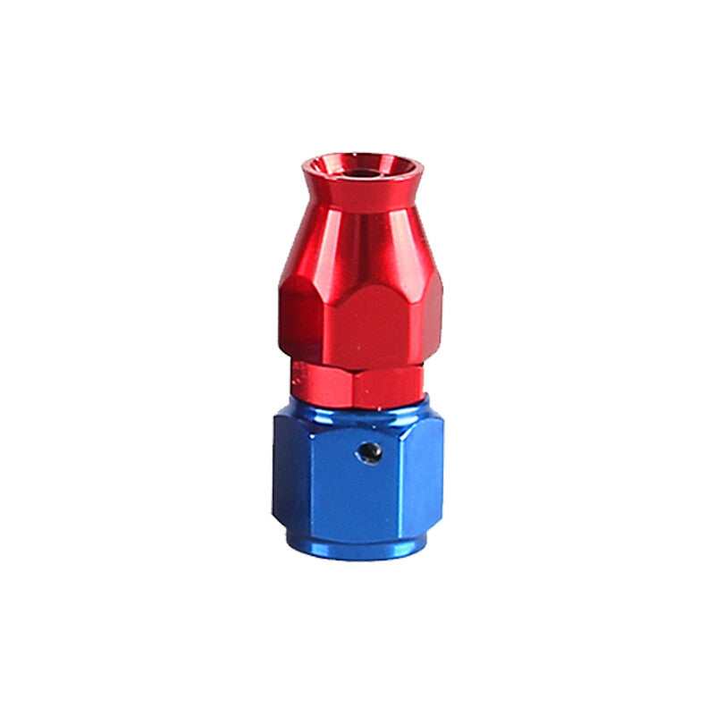4AN PTFE Hose End Fittings Straight Aluminum Swivel AN4 For PTFE Hose Only Red