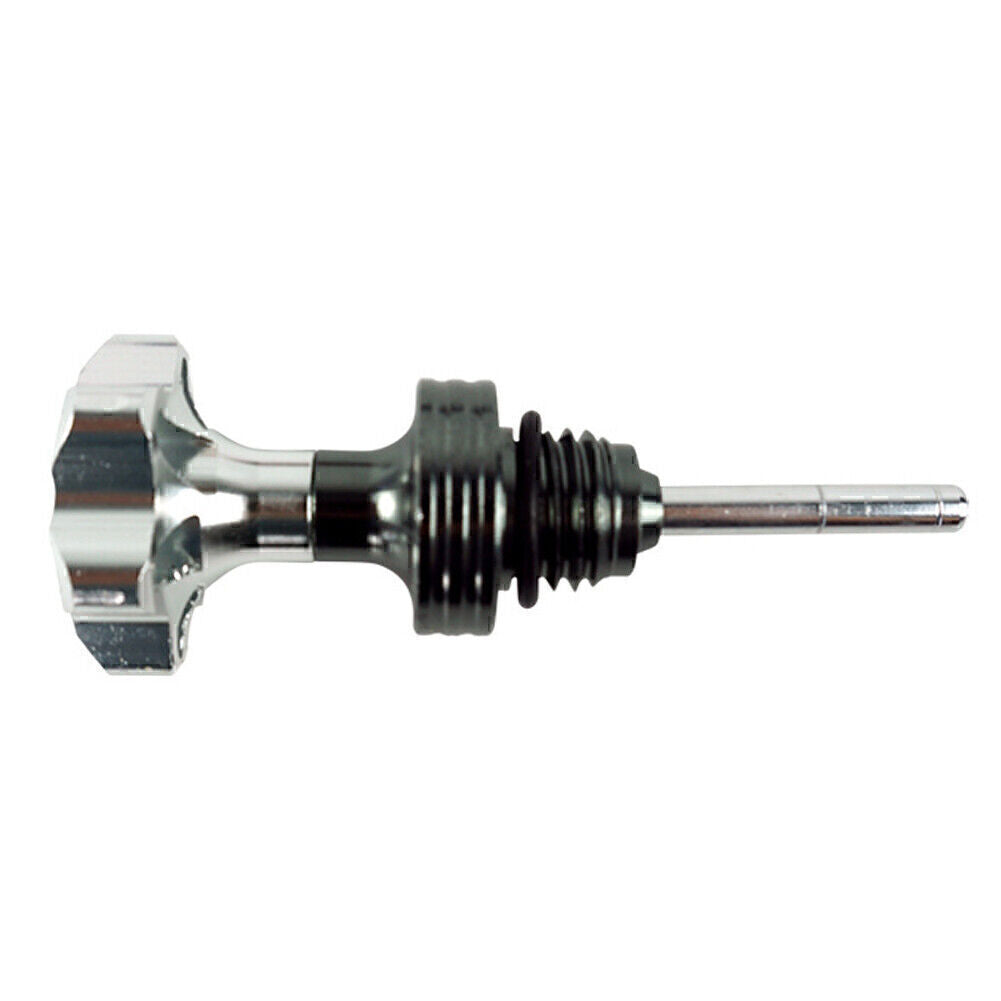 For 125CC ATV Pit Dirt Bike Motor Engine Oil Dipstick Aluminum Universal SILVER
