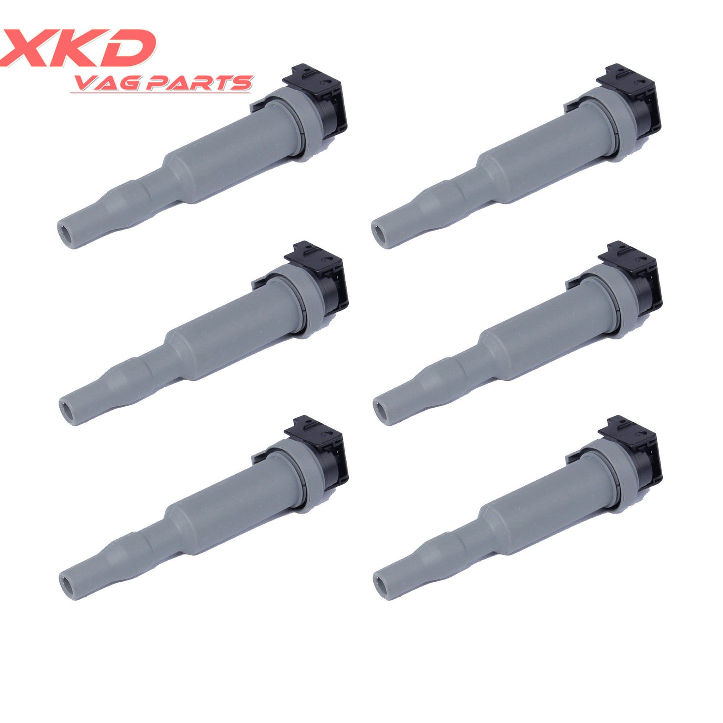 6-Piece Gray Ignition Coil Kit for BMW 325i, 525i, 330i, 530i, 530xi N52 2137548553