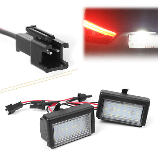 Pair Car Error Free LED License Plate Number Light Lamp for Benz ML W164/X164X