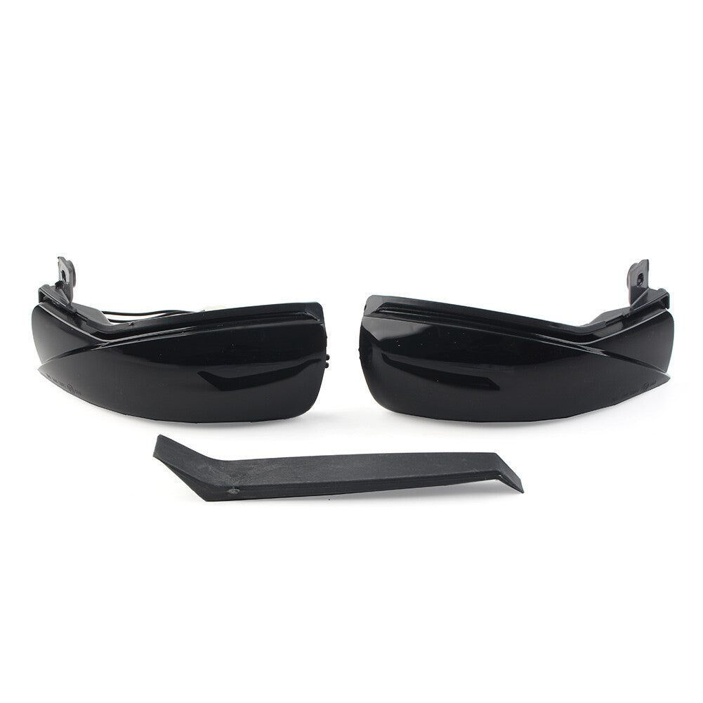 1Pair Side Mirror Lamp Turn Signal Light for Mazda 3 BL 08-14 6 GH 07-15 Black