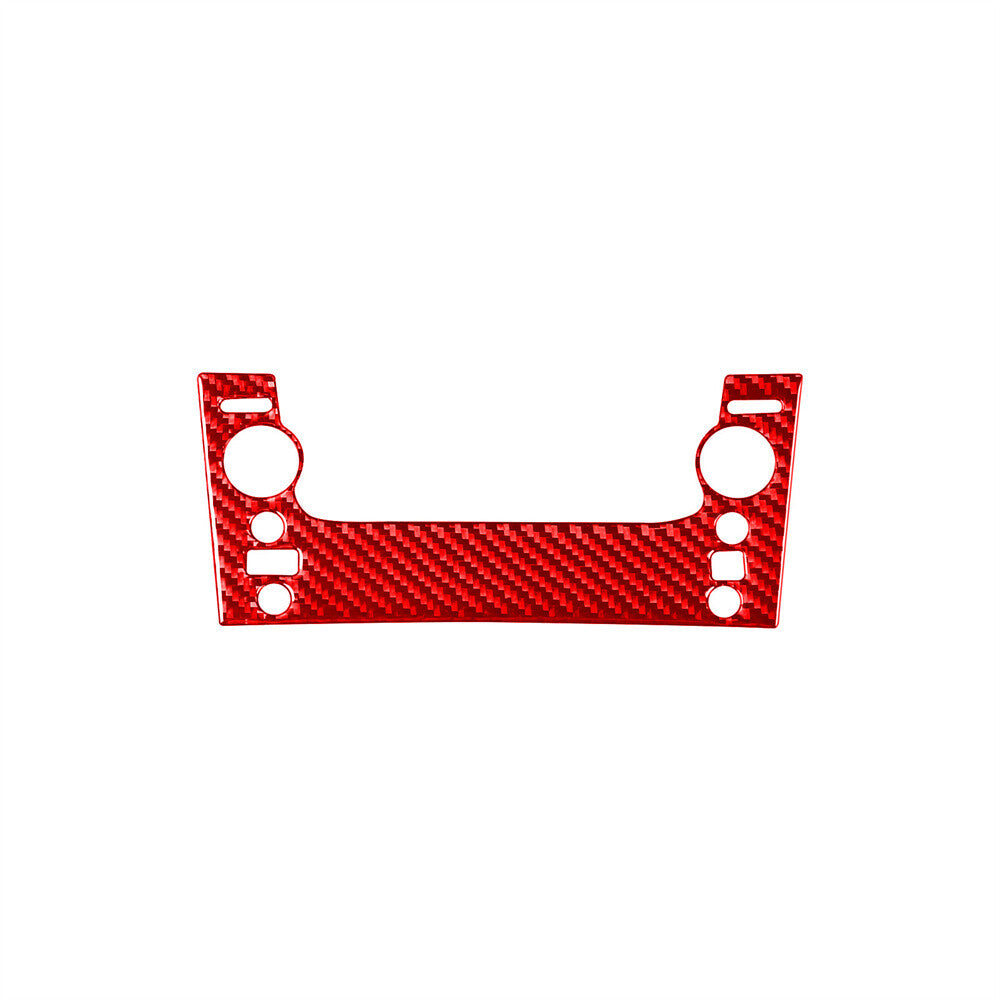 Red Carbon Fiber Inner CD Panel Switch Button Panel Trim For Luxus GS 2006-2011