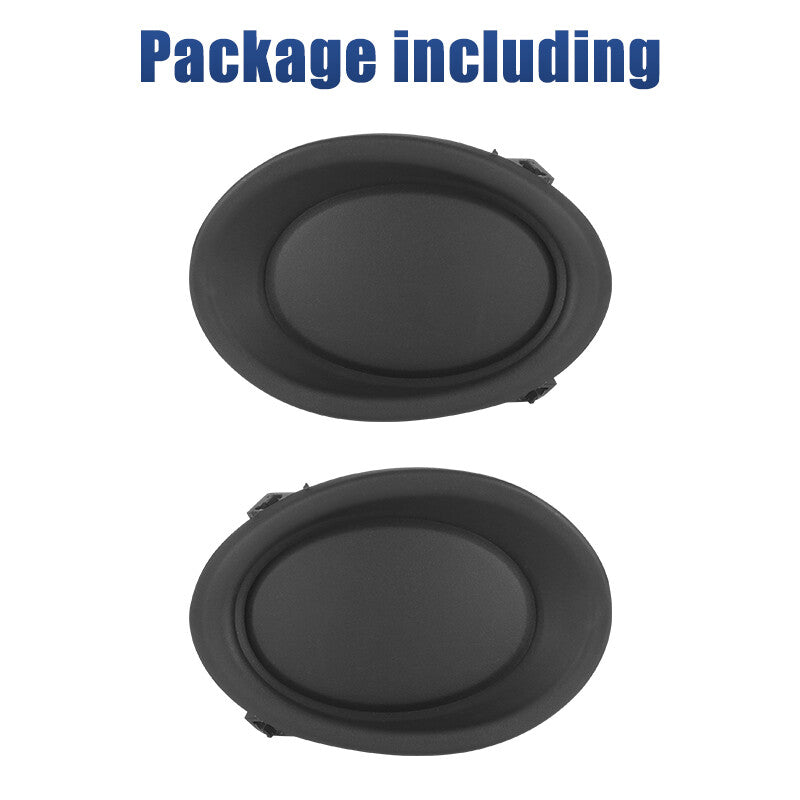 2x Front Side Fog Light Lamp Covers Bezels Set for Nissan Rogue Sport 2017-2019