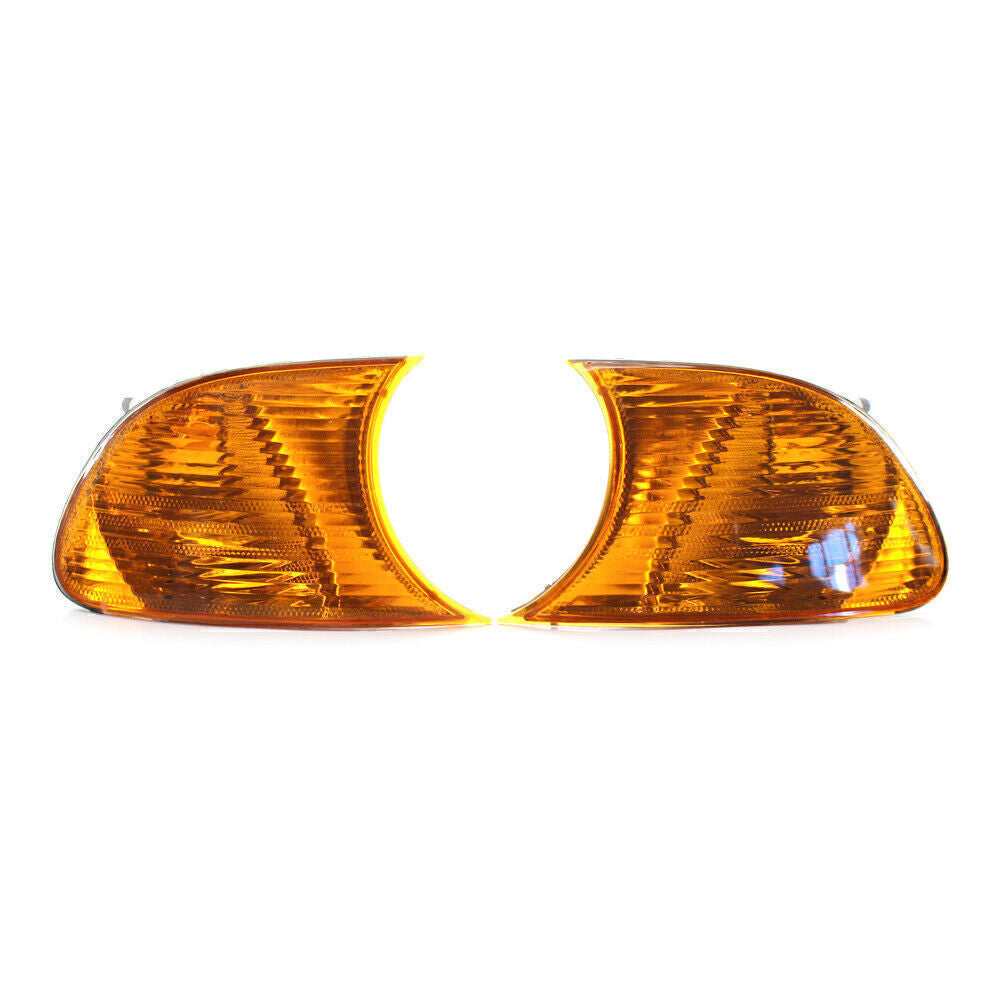 for BMW E46 3-Series 2DR 2000-2001 Front Turn Signal Light With Yellow Lens