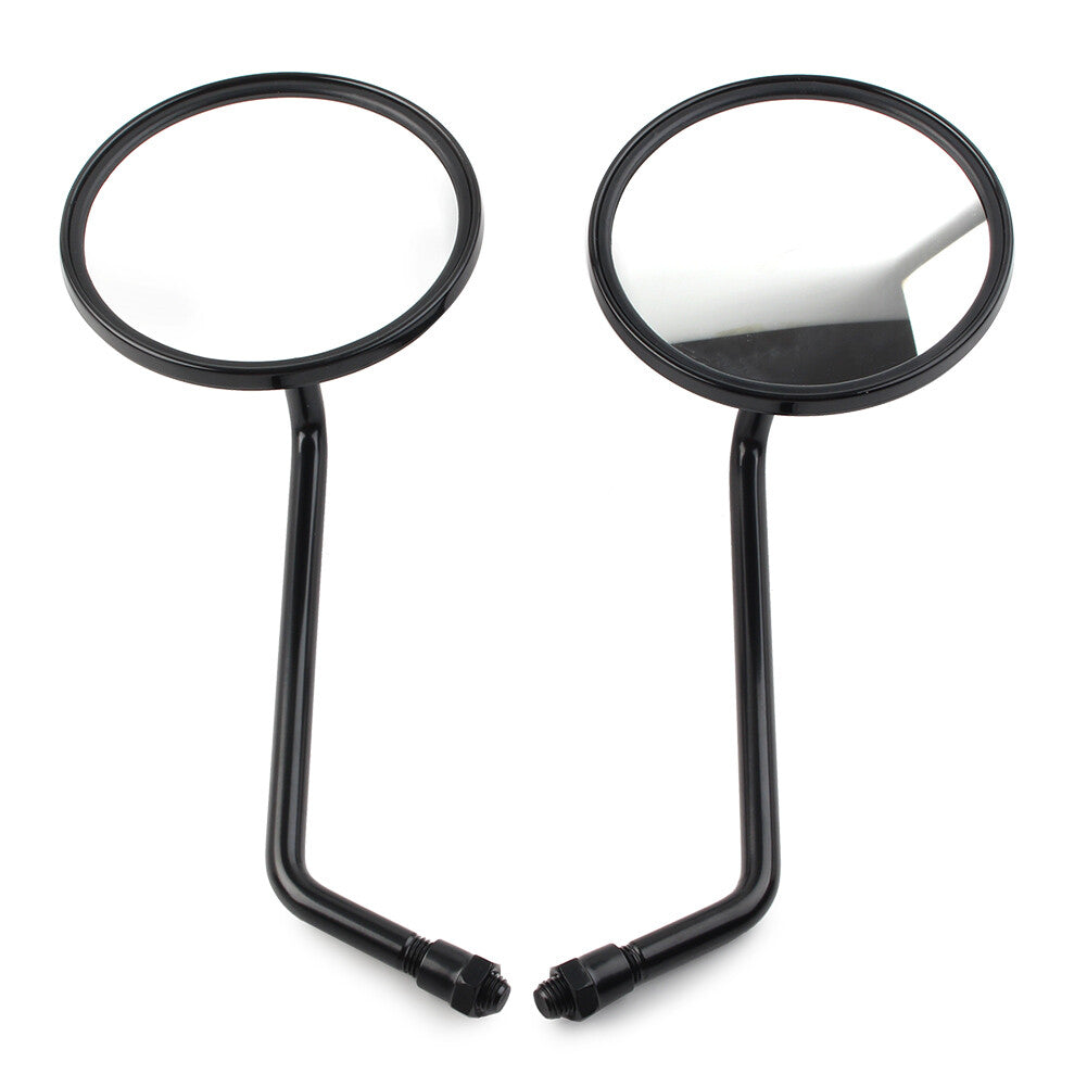 ?Fit Motorcycle Scooter Street bike 10mm Universal Side Rearview Mirror Round