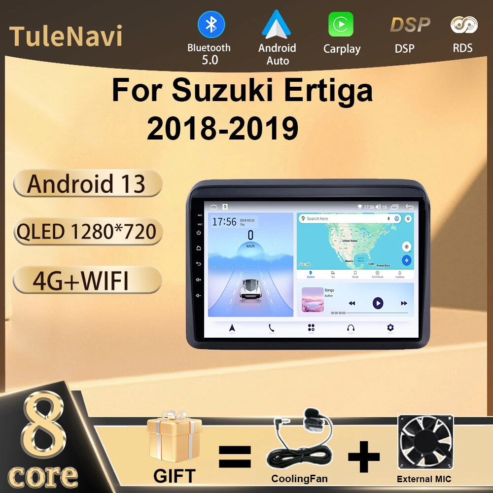 for Suzuki Ertiga 2018-2019 Android CarPlay Car Radio GPS Video Player Screen