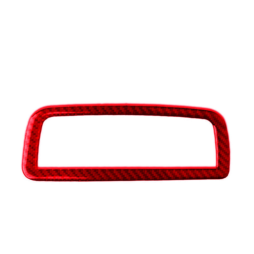 for Mercedes-Benz C-Class W204 Red Carbon Fiber Rear Ceiling Light Trim