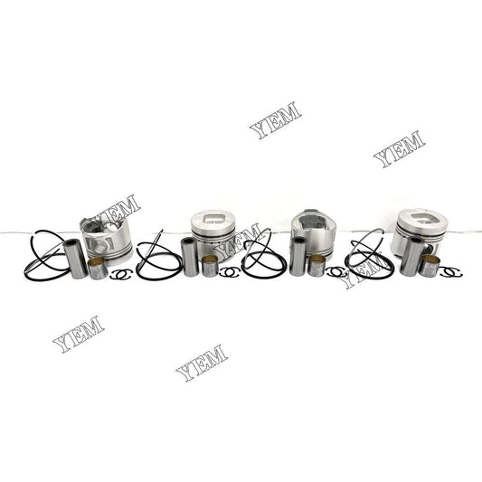 4BE1 Cylinder Piston Kit With Ring Fit for Isuzu Diesel Engine Spare Parts.