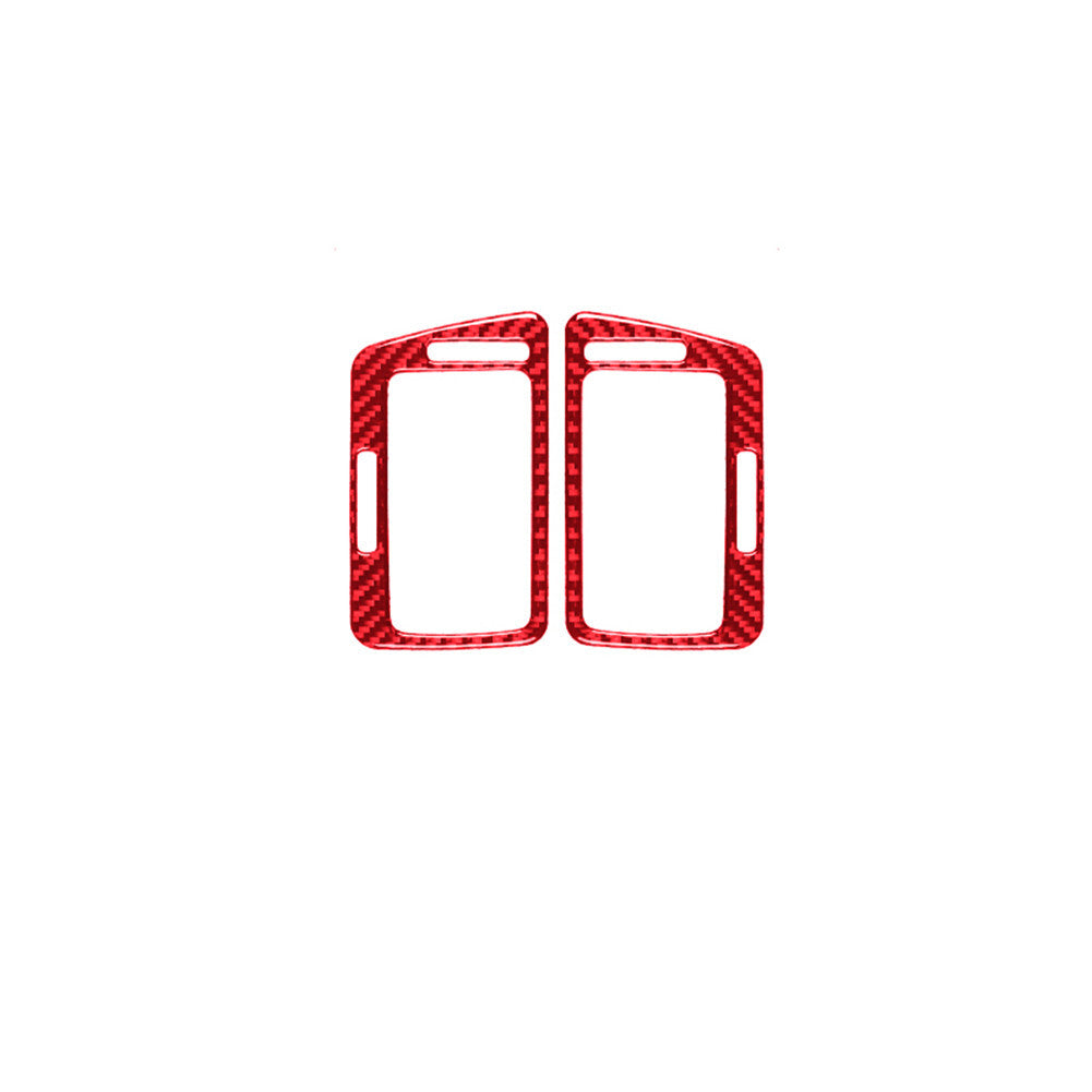 Red Driver Air Vent Frame Trim Cover Carbon Fiber for Chevrolet COBALT 2005-2010