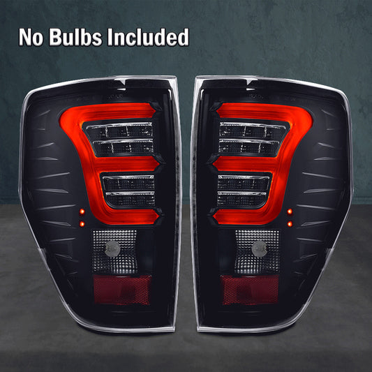 Suitable for 2009-2014 for Ford F150 pickup LED tube smoked taillight and brake light kit