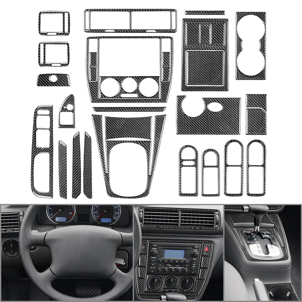 Carbon Fiber Interior Full Cover Kits for Volkswagen for Passat B5 2001-2005 2002 03