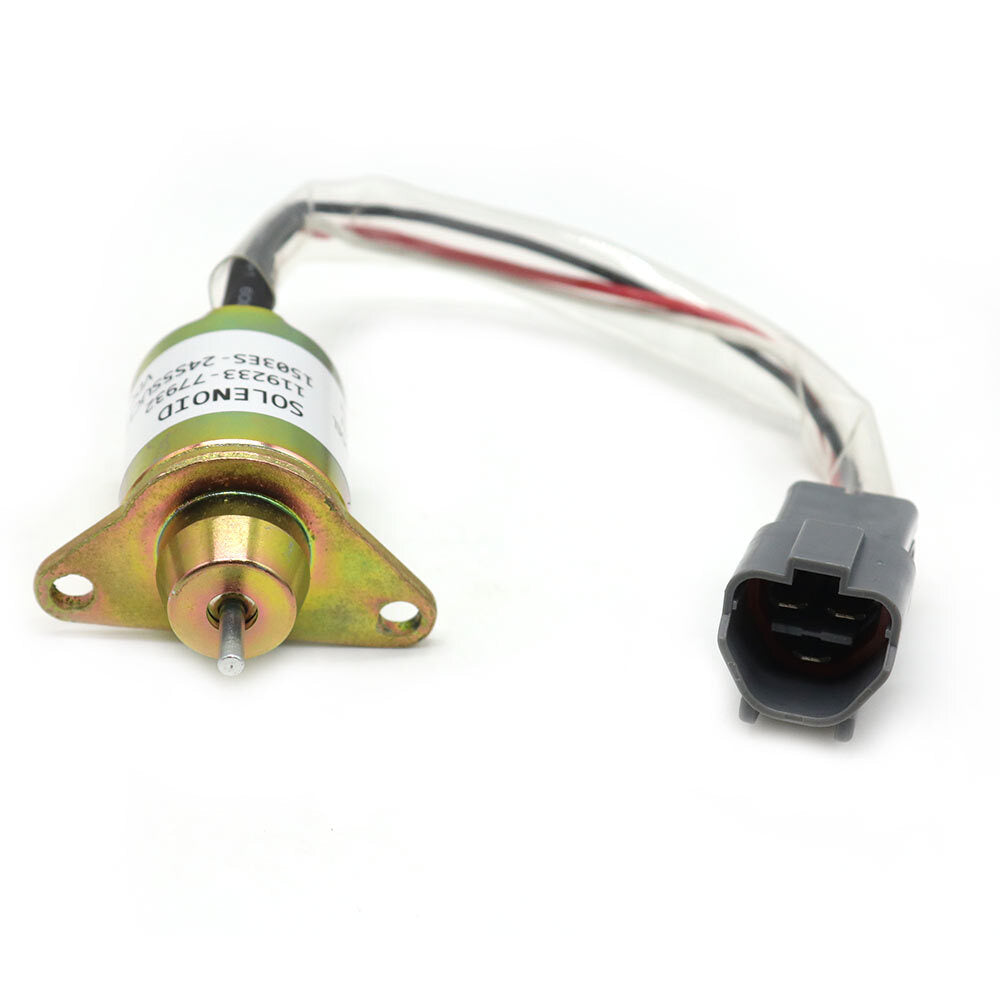 piece Yanmar 3TNV88 3TNE84 4TNE88 4TNE84 fuel shut-off solenoid valve 1119233-77932