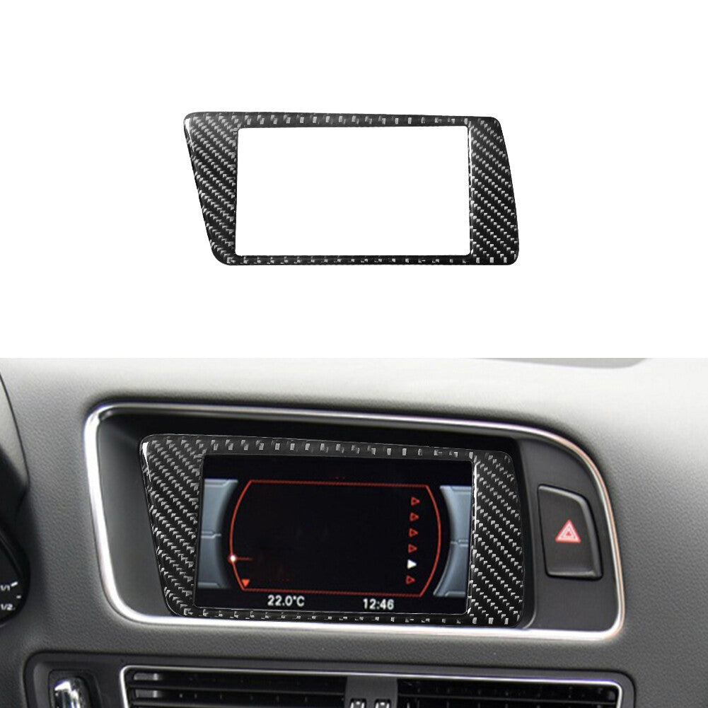 Carbon Fiber Central Control Display Panel for Audi Q5 2009-2017