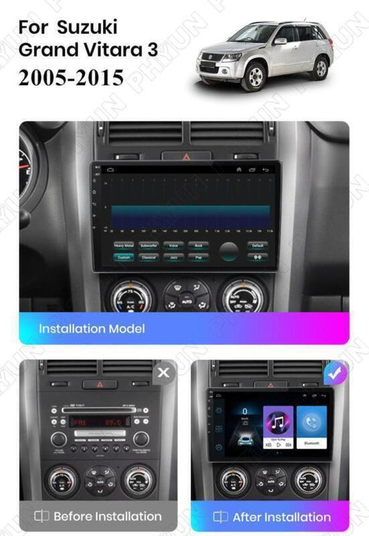Car 9 Android 10.1 For 05-15 for Suzuki Grand Vitara 3 Stereo GPS Navi Head Unit