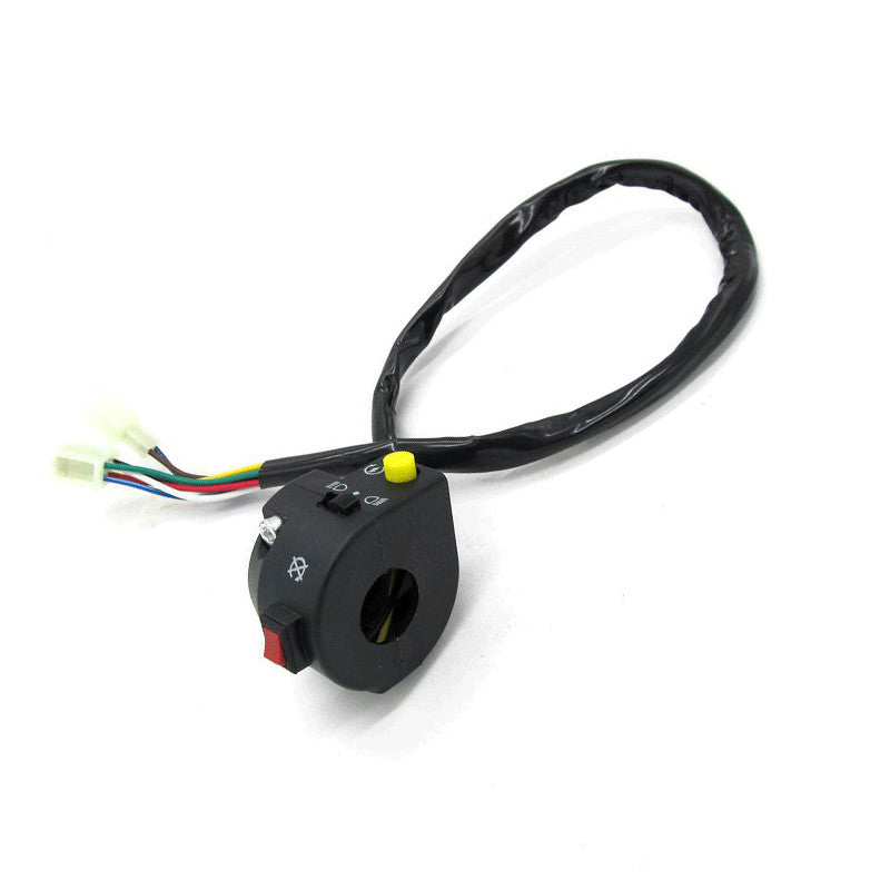 Handlebar Button Switch HeadLight Horn Flameout For Universal Motorcycle ATV