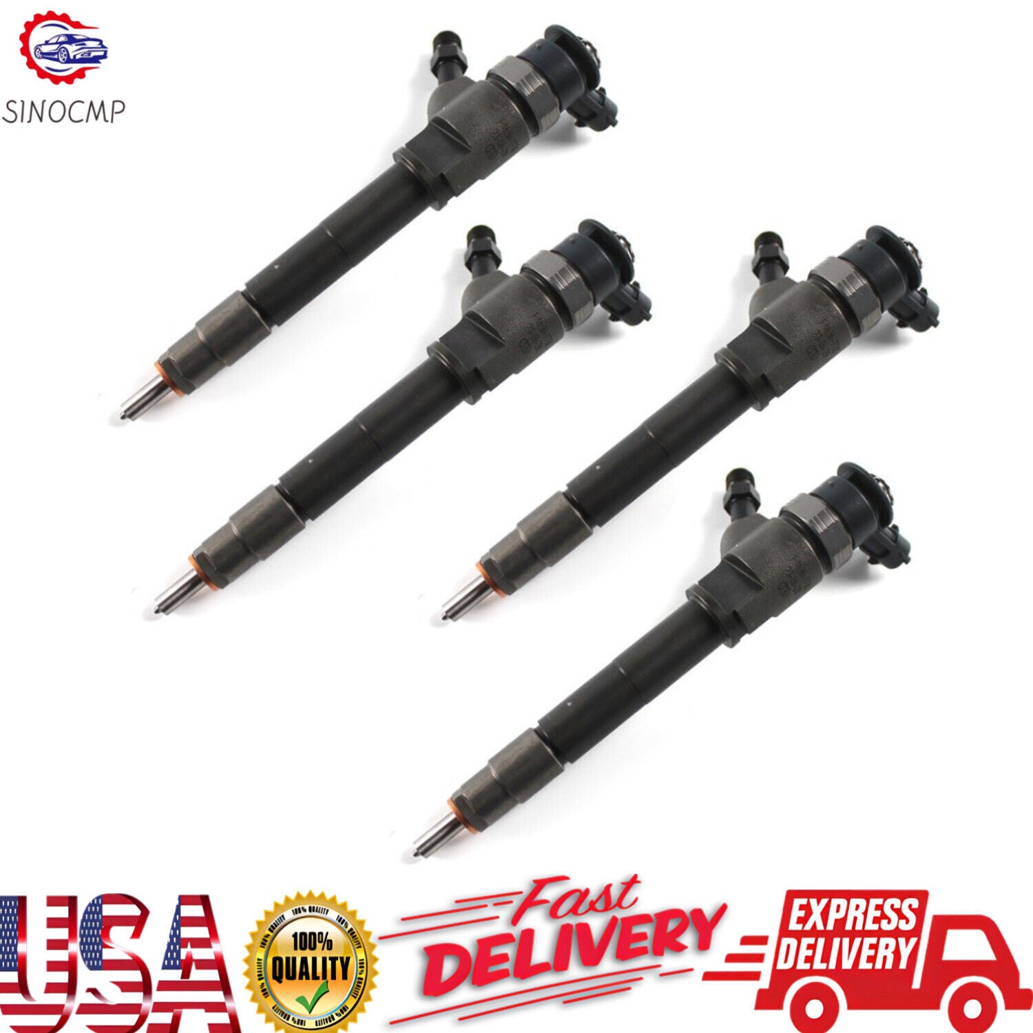 4PCS Fuel Injector Replace OE 0445110249 0445-110-249 for Ranger BT50 2006 2007
