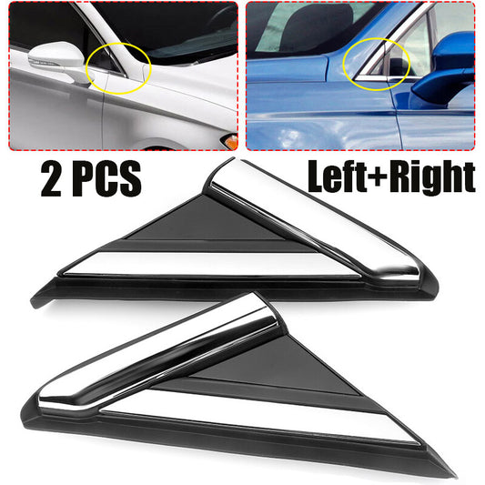 Fender Pillar Trim Mirror Corner Molding Left + Right for 2013-2018 for Ford Fusion