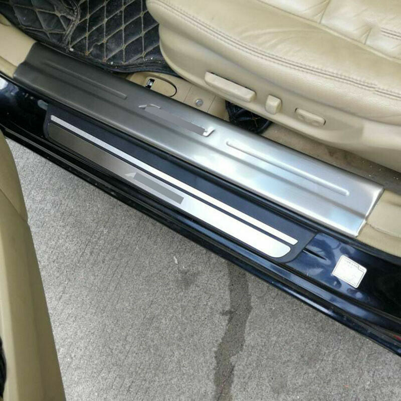 4X External Car Door Sill Scuff Plate Guard for Honda Accord 4DR SEDAN 2008-2012