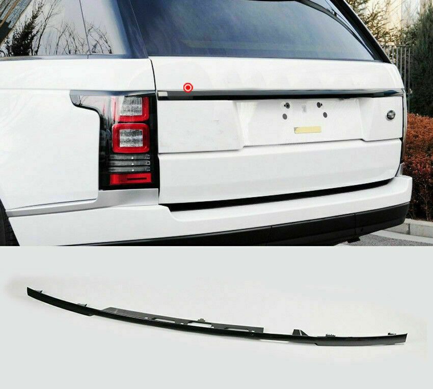 Black Rear Door Tailgate Trunk Molding Strip Trim for Range Rover L405 2013-2021