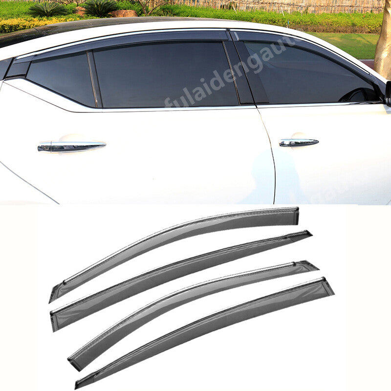 4p for Nissan Altima 2019-2024 Window Visor Vent Sun Shade Rain Guard Door Visor