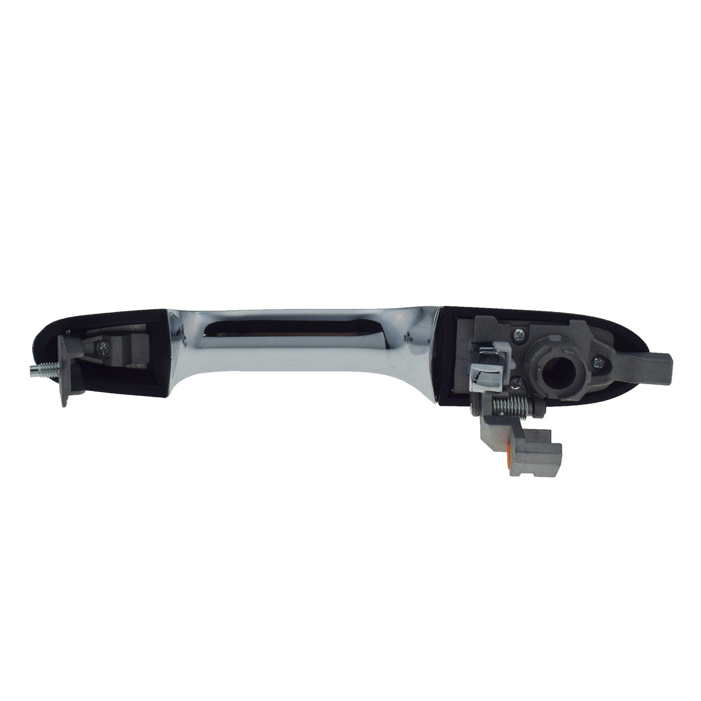 Front left exterior door handle, chrome 73592026, for Fiat 500 2012-2017.