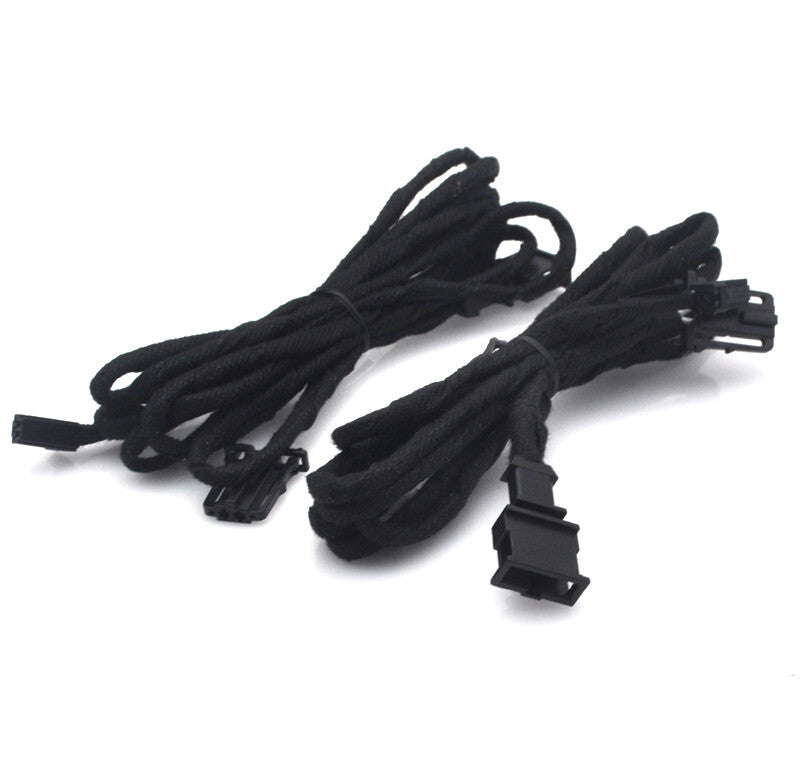 Retrofit Rear footwell light Y-adapter splitter cable for vw for golf mk7 mk7.5 GTI