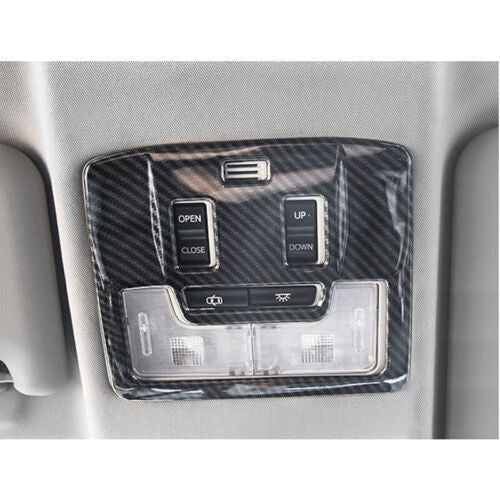 Carbon Fiber Color Inner Reading Light Cover Trim ABS for Toyota RAV4 2013-2018