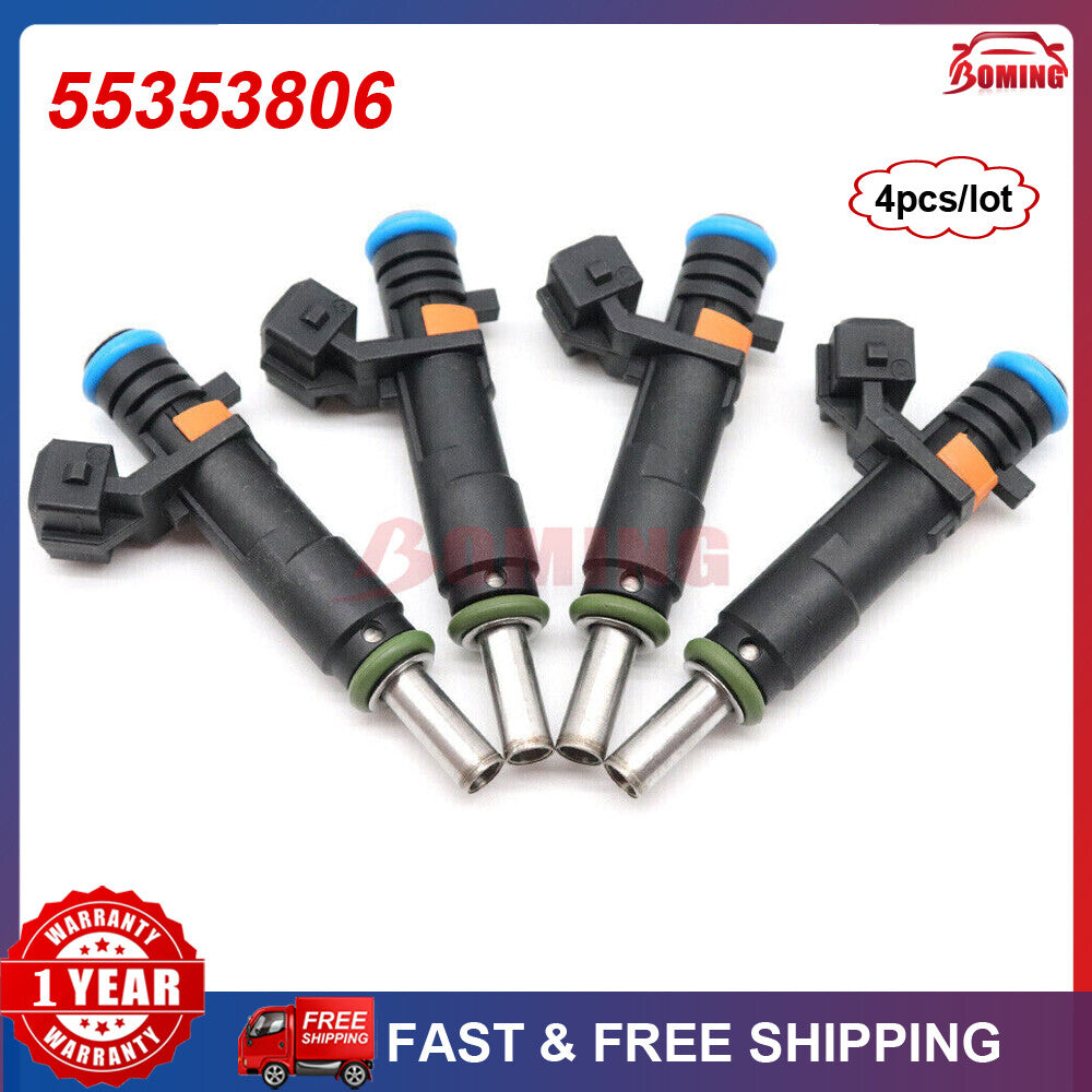 4-piece fuel injector kit 55353806 for Chevrolet Trax for Cruze for Vauxhall and for Opel Insignia.