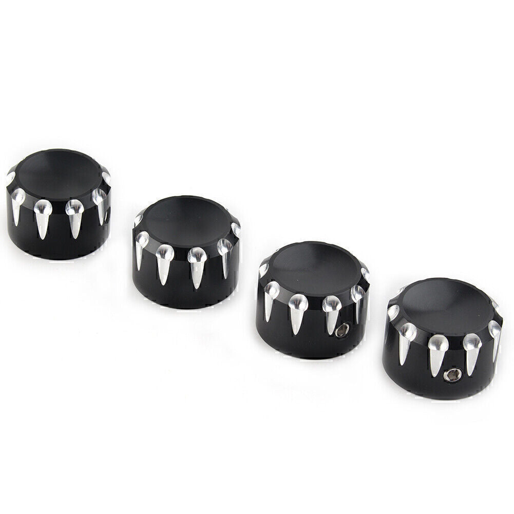 4x Black Motor Engine Screw Topper Cover Head Bolt Caps for Harley Sportster